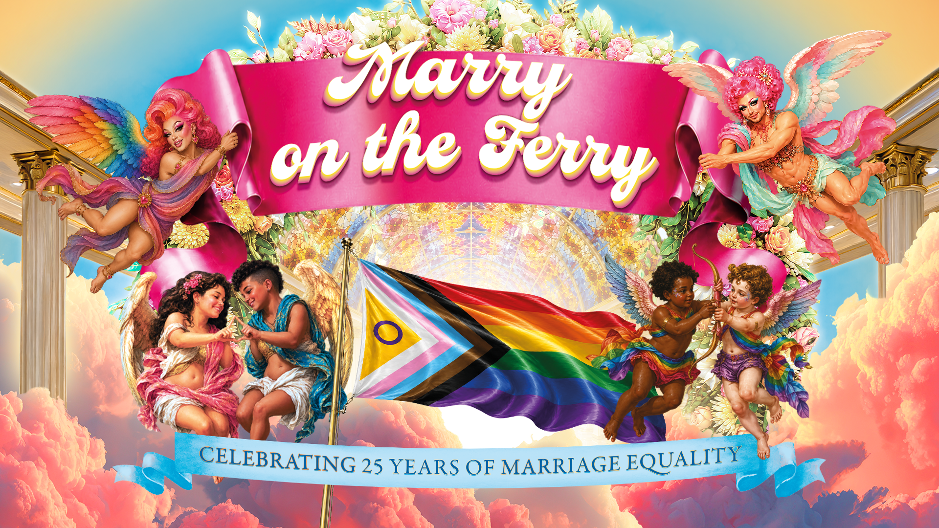 Marry on the Ferry: LGBTQ+-koppels krijgen de kans om hun huwelijksgeloften te hernieuwen op een wel heel bijzondere locatie