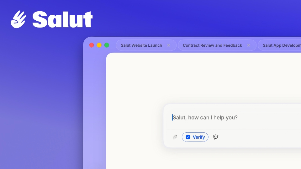 Salut bundelt AI-modellen in macOS-app met focus op verificatie