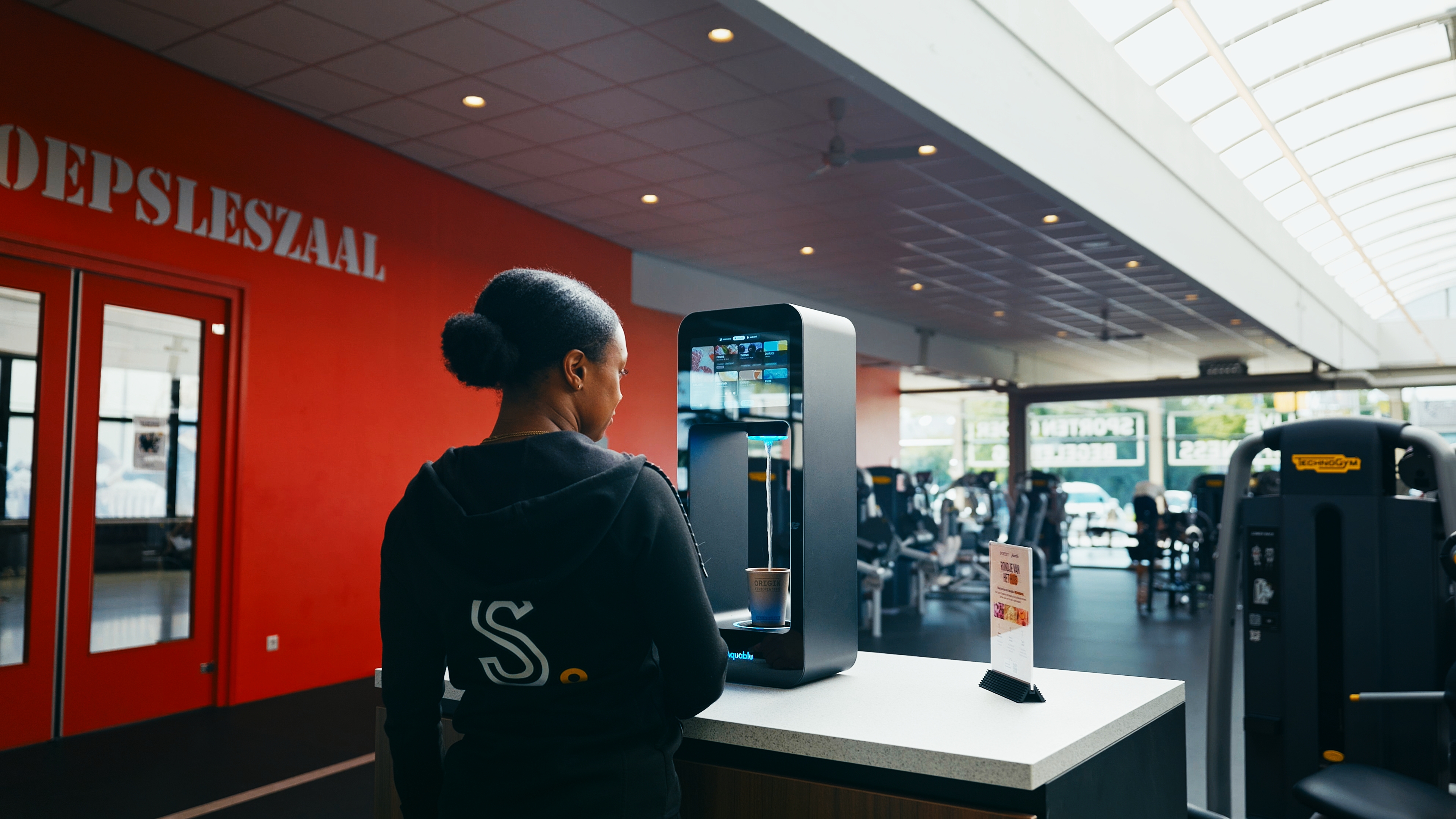 Aquablu maakt de stap van kantoor naar sportclub