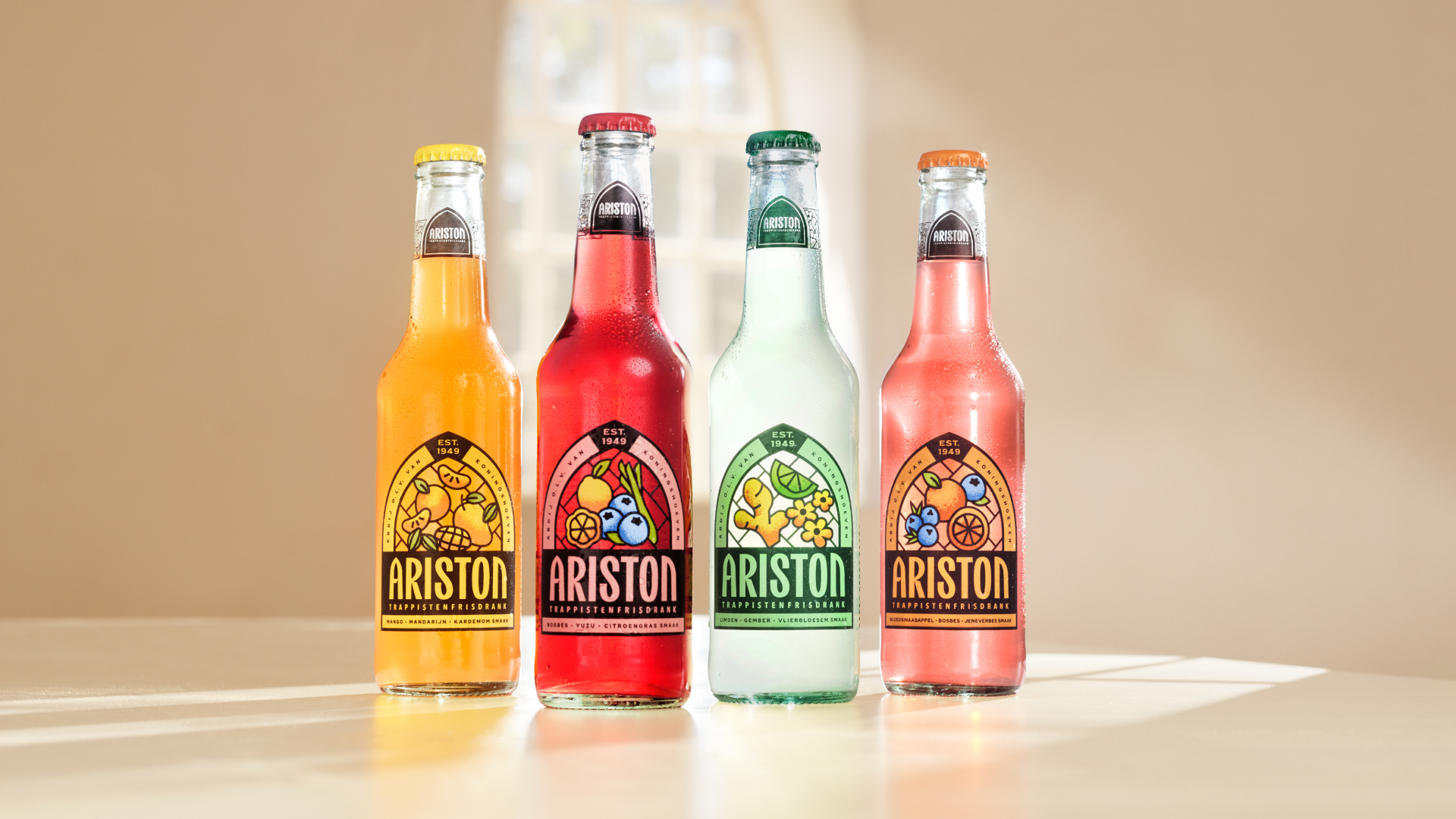 Ariston keert terug als trappistenfrisdrank van La Trappe-monniken
