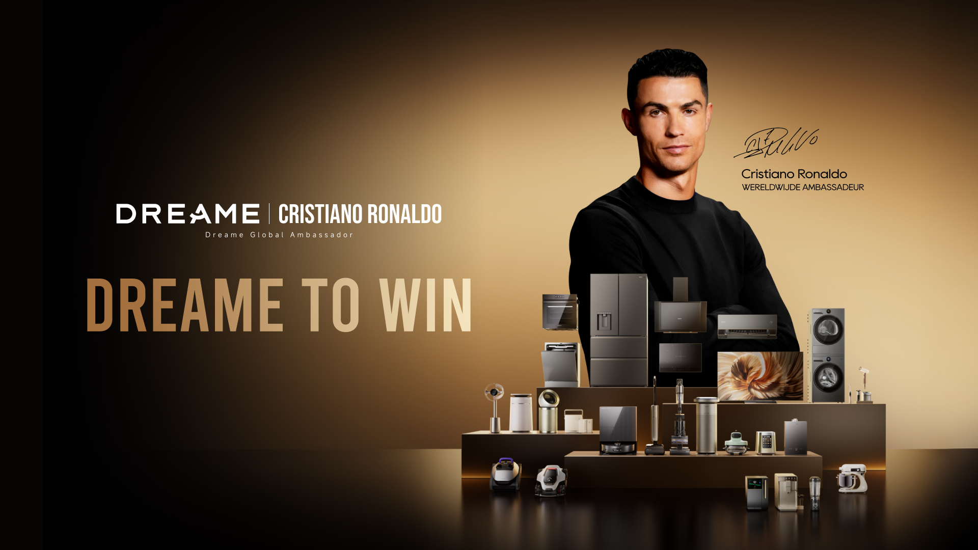 Dreame Technology benoemt Cristiano Ronaldo tot wereldwijde ambassadeur