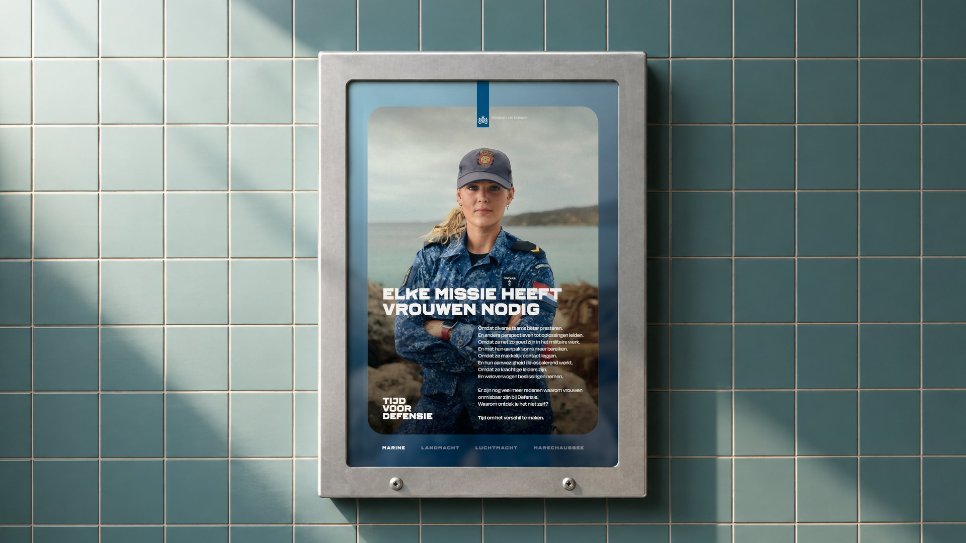 Vrouwen staan centraal in nieuwe Defensie-campagne