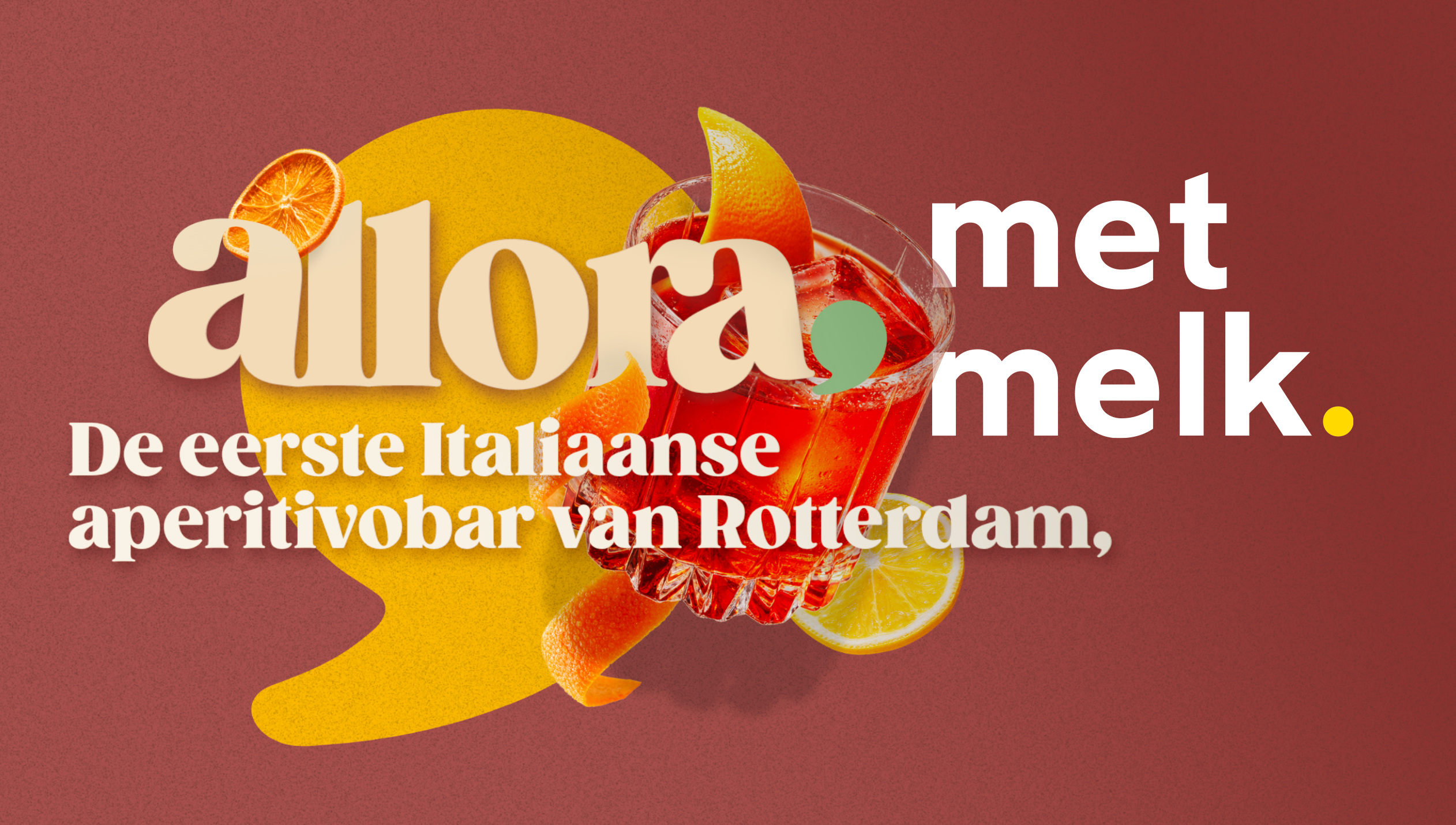 De dag afsluiten met een komma: Allora, Aperitivo! is de eerste aperitivobar van Rotterdam