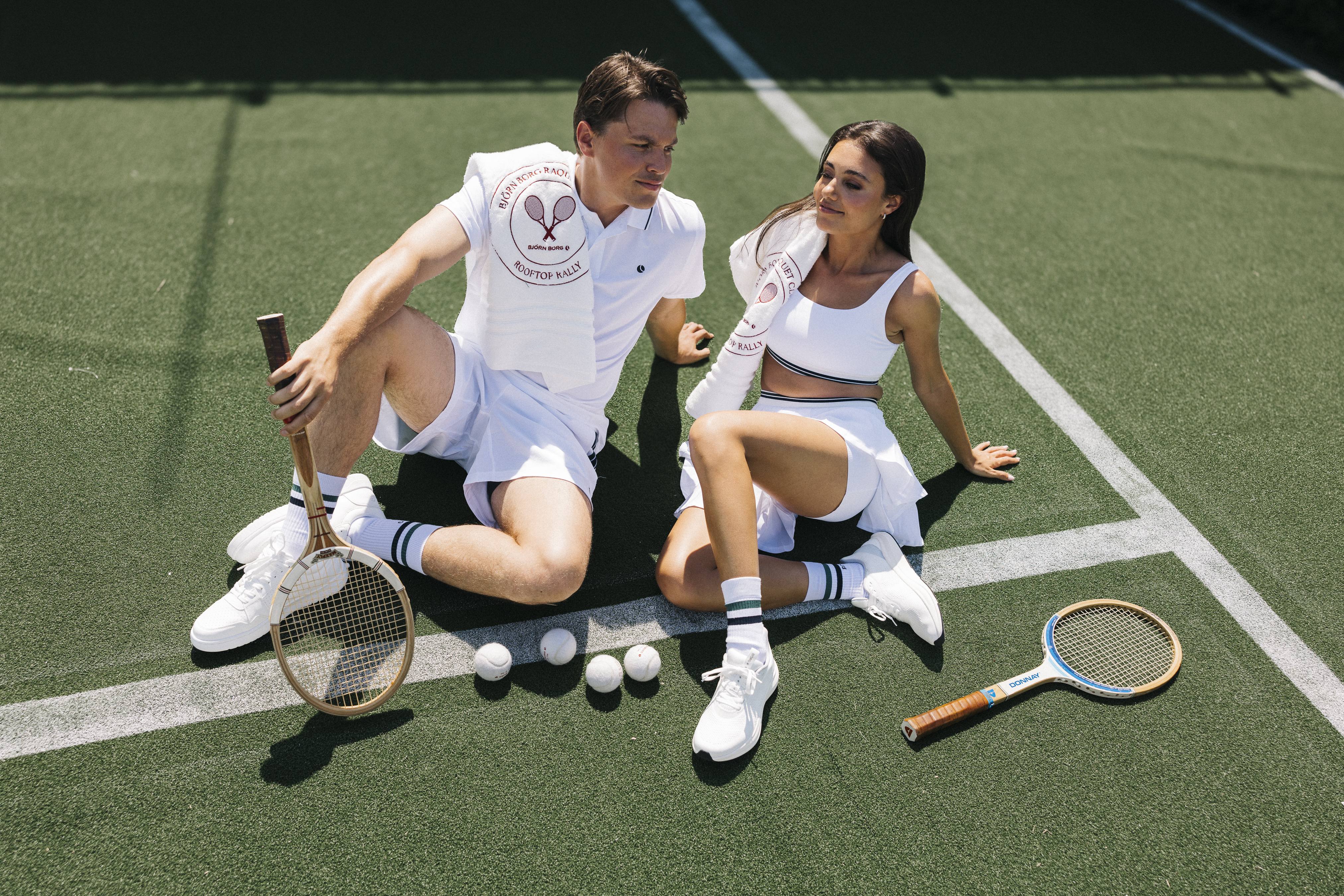Björn Borg, de Bijenkorf en Amsterdam Tennis Society openen rooftop court op dak in Amsterdam