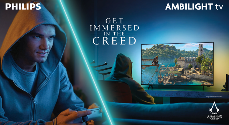 Philips Ambilight TV en Assassin's Creed starten partnership