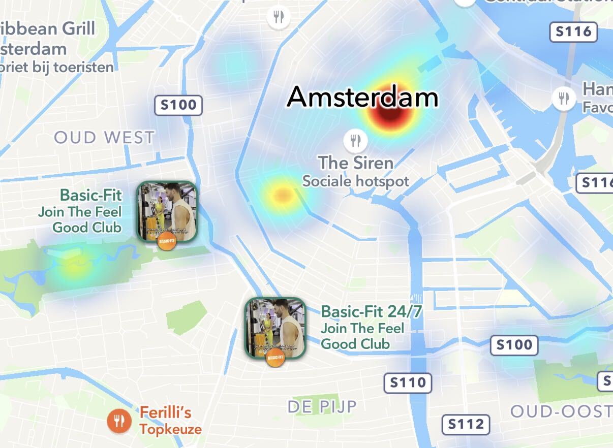 Nieuw advertentieformat binnen Snap, Promoted Places op Snap Map