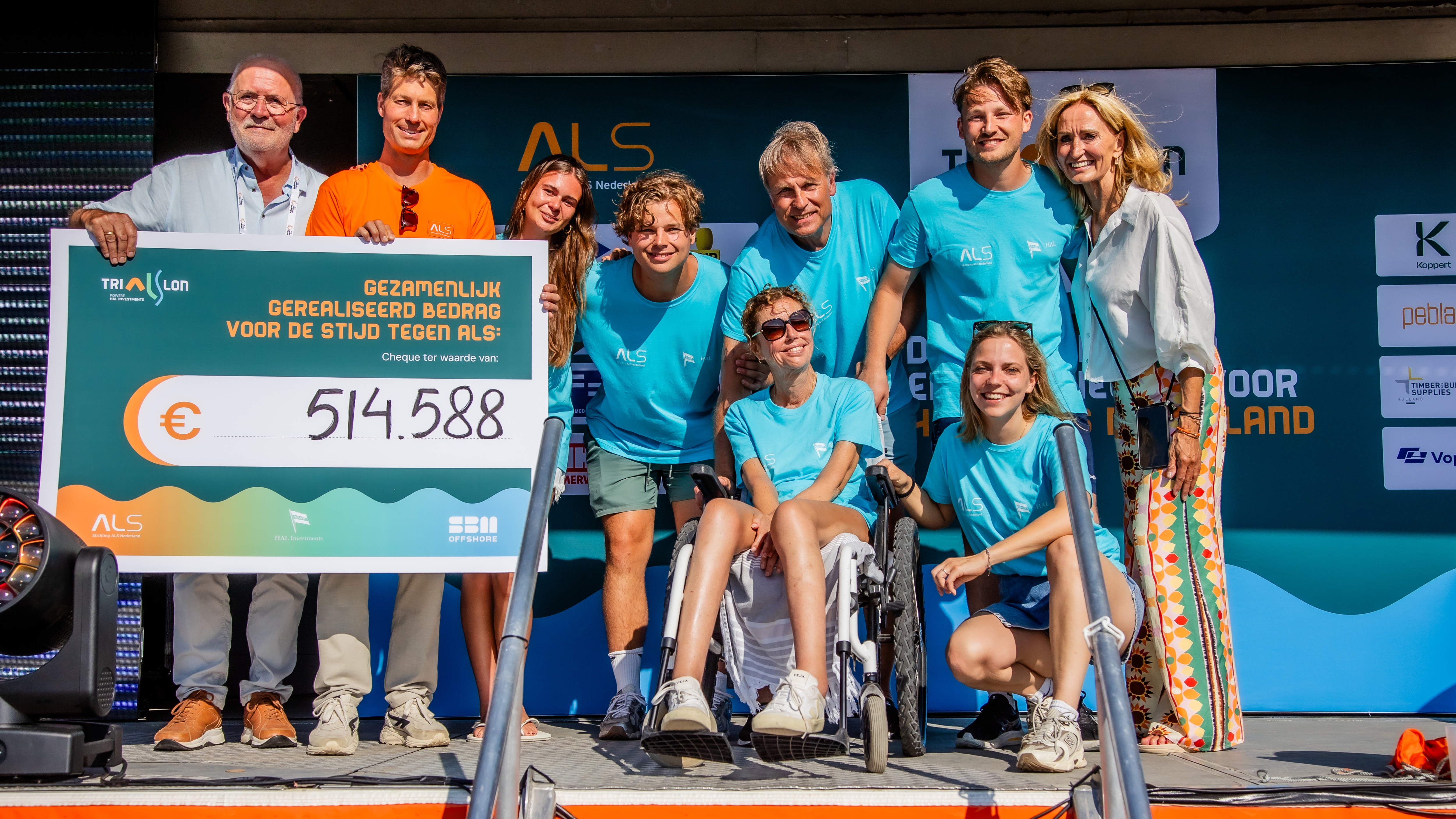 Half miljoen opgehaald voor ALS tijdens eerste Rotterdamse TriALSon