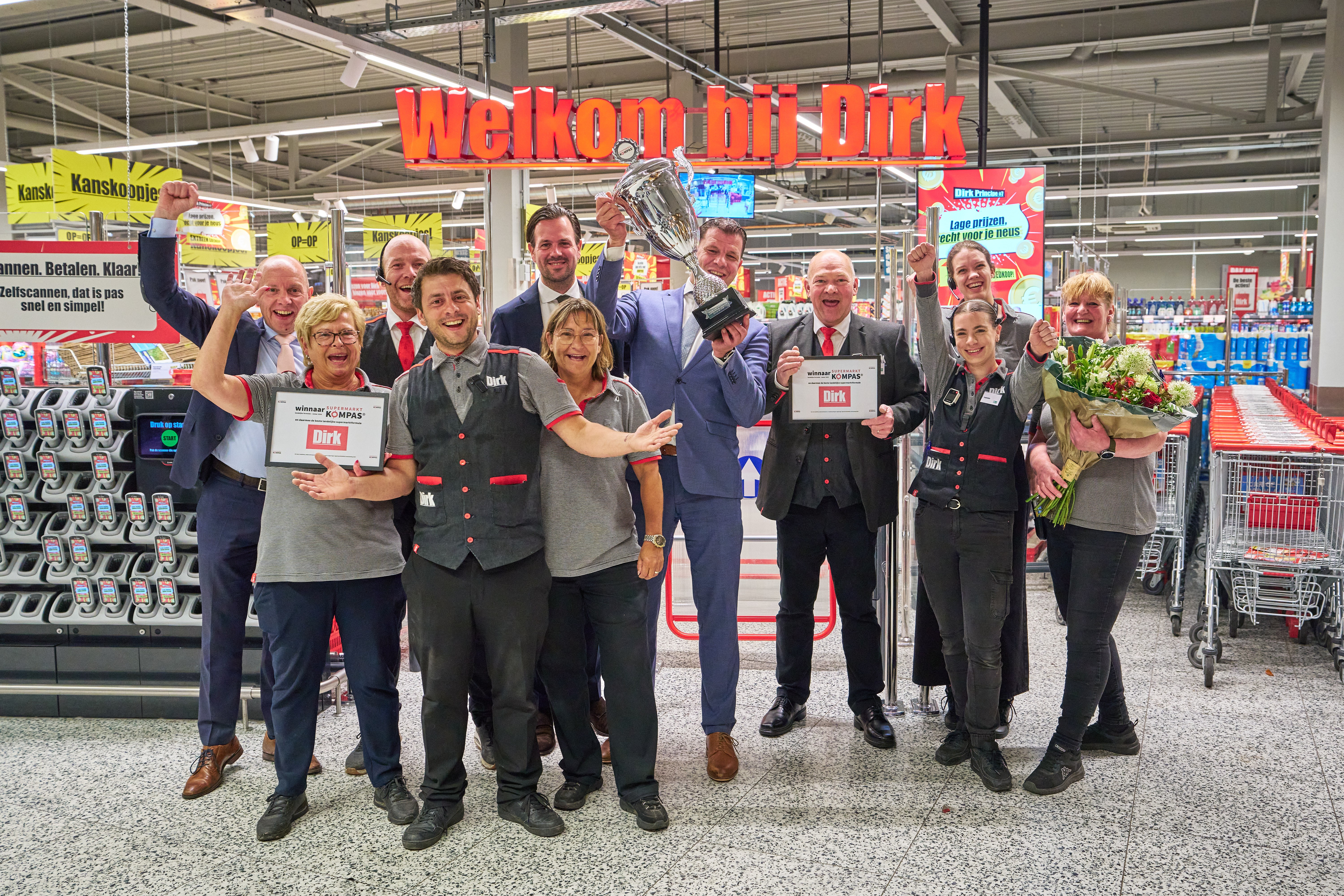 Dirk voor vijfde keer op rij verkozen tot beste supermarkt van Nederland