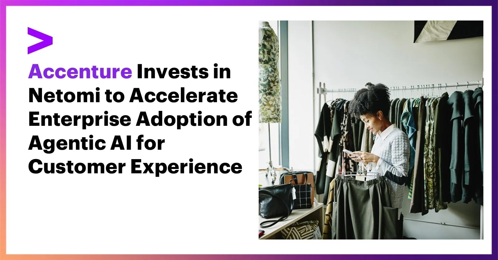 Accenture neemt positie in markt voor AI-klantcontact
