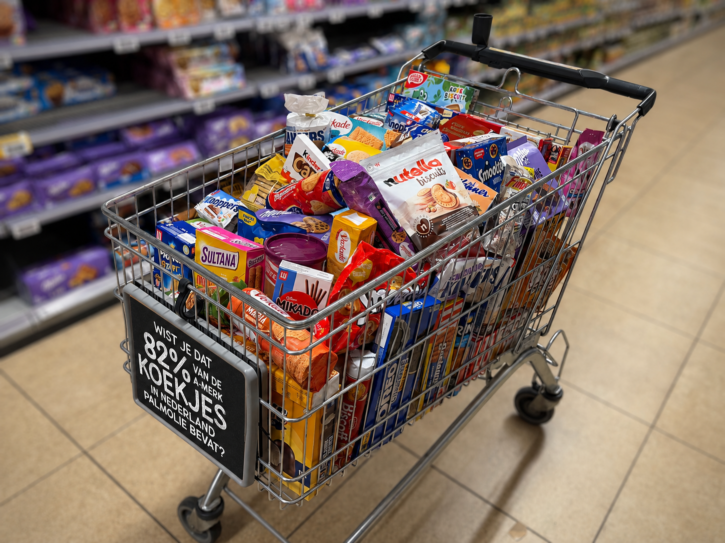82% van de koekjes bevat nog palmolie. The Flower Farm lanceert Koekjeschecker