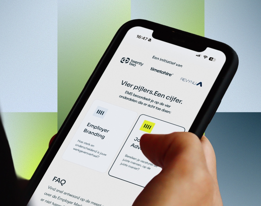 Twenty Two, timetohire en Revynu lanceren benchmark om employer marketing te beoordelen