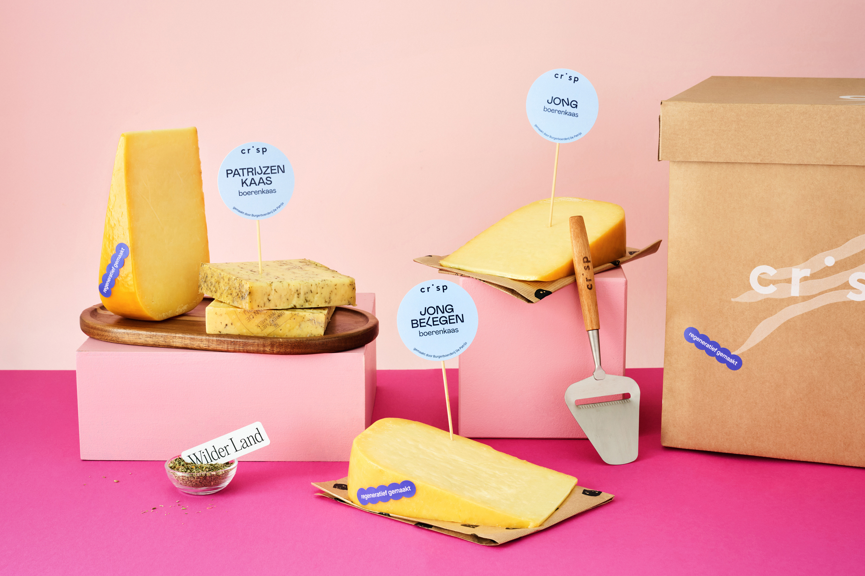 Crisp introduceert regeneratieve kazen en redt luxe kaas van verspilling