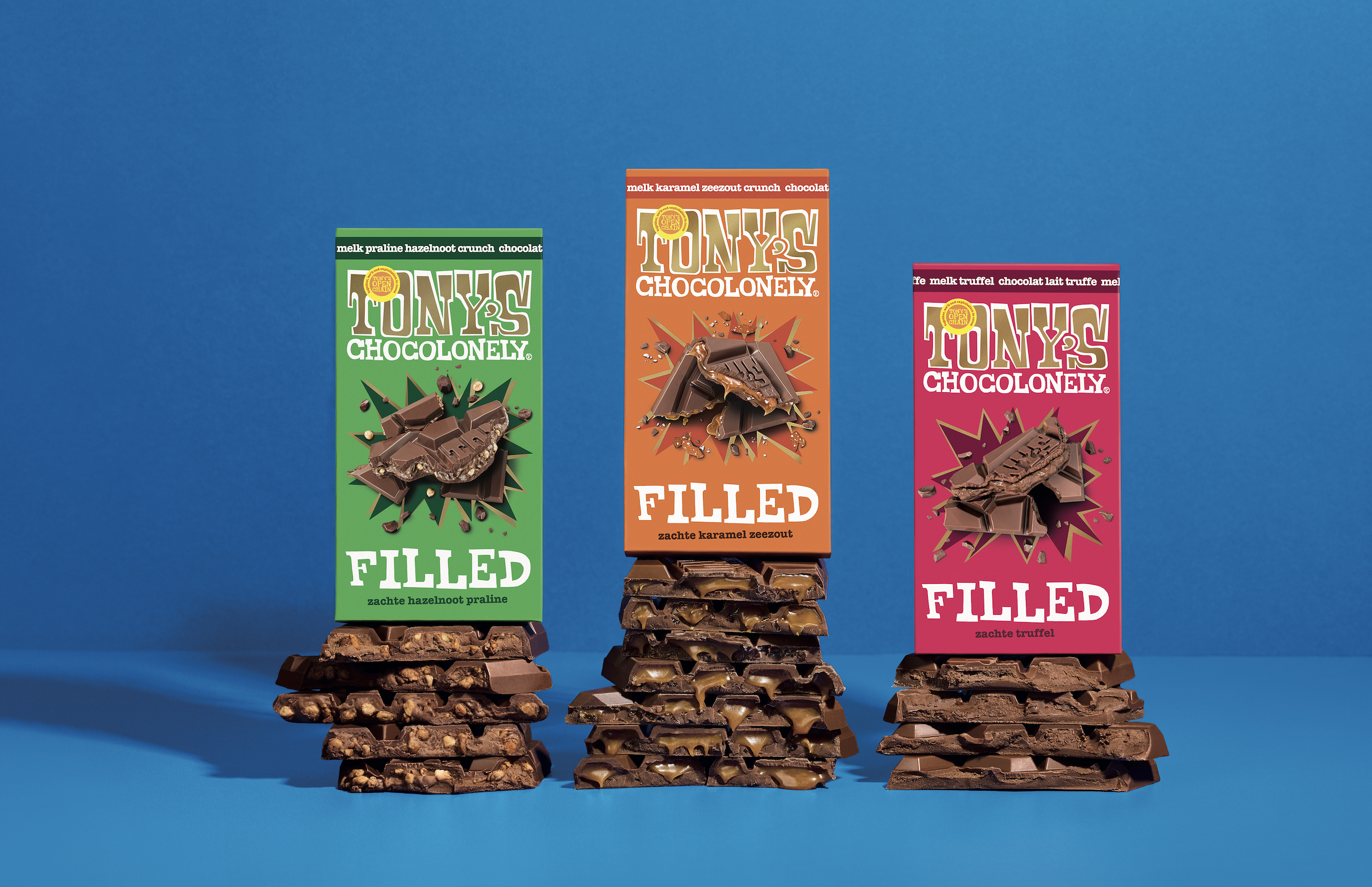 Tony’s Chocolonely introduceert Filled Tony’s