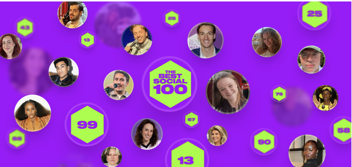De creators van The Best Social 100 is bekend. Dit is de Top 10!
