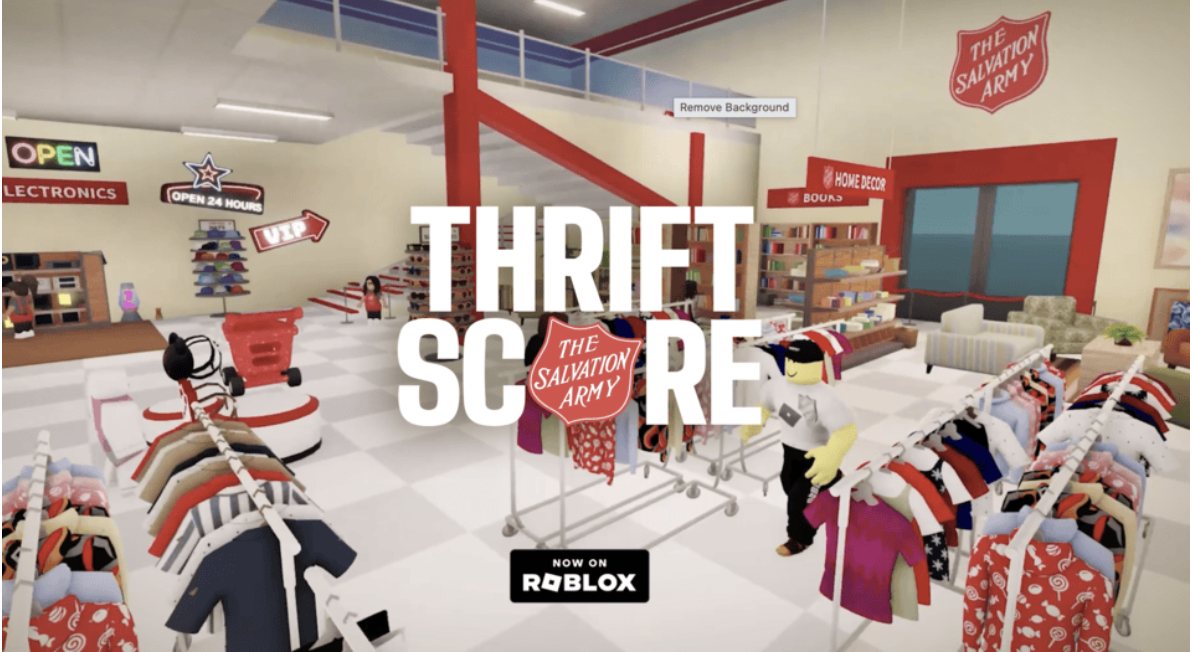 The Salvation Army lanceert 's werelds eerste digitale kringloopwinkel op Roblox