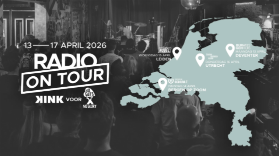 KINK trekt langs poppodia voor benefiettour met No Guts No Glory