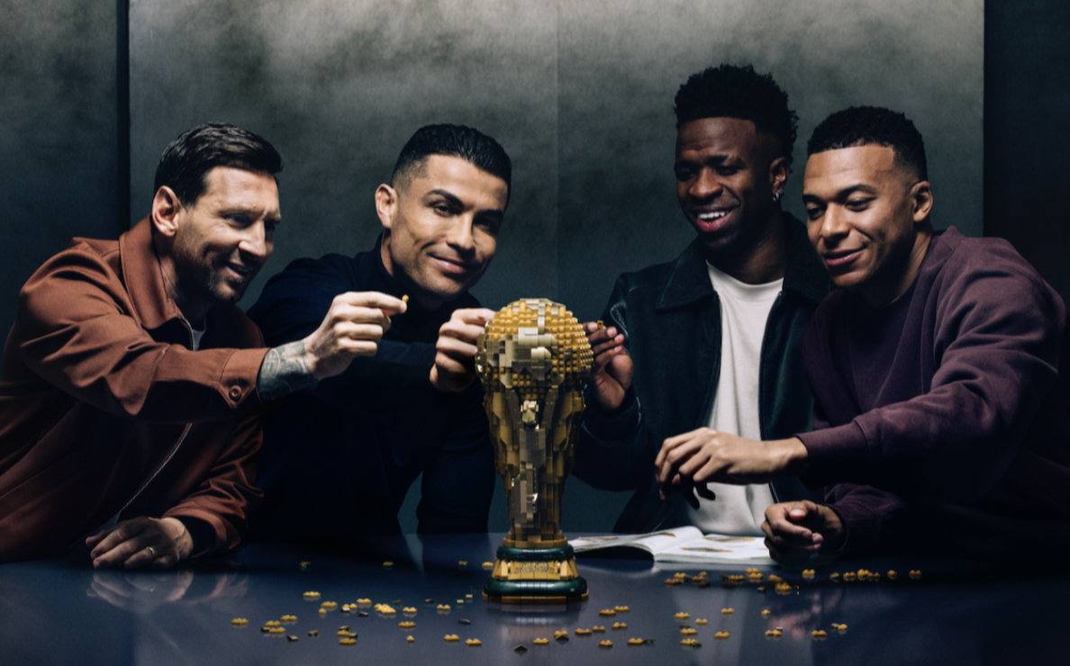 Lego eert vier voetbaliconen met eigen bouwsets