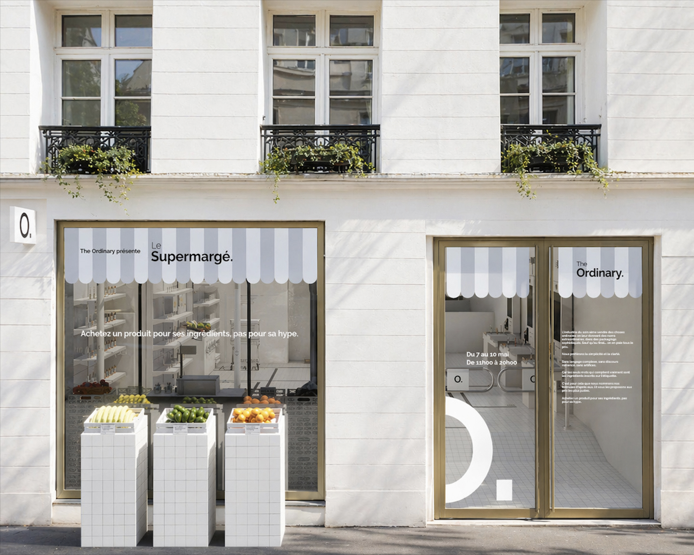 The Ordinary fileert beautyprijzen met absurdistische 'supermarkt'