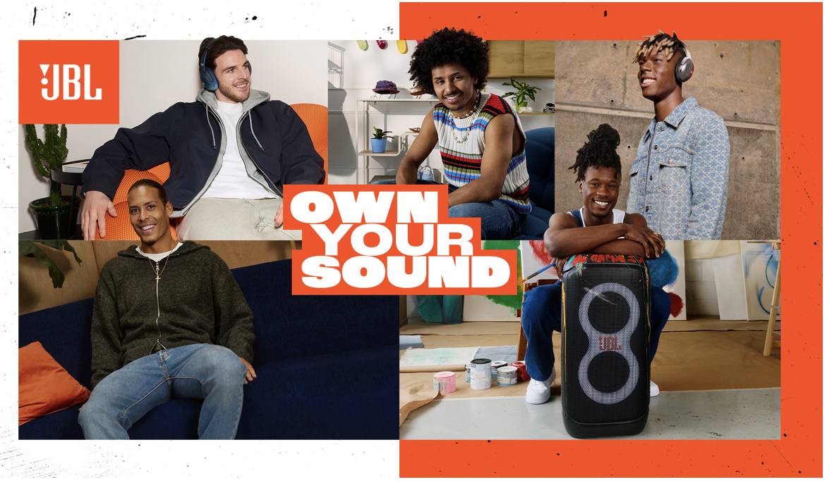 Virgil van Dijk is sleutelspeler in JBL’s nieuwe “Own Your Sound”-campagne