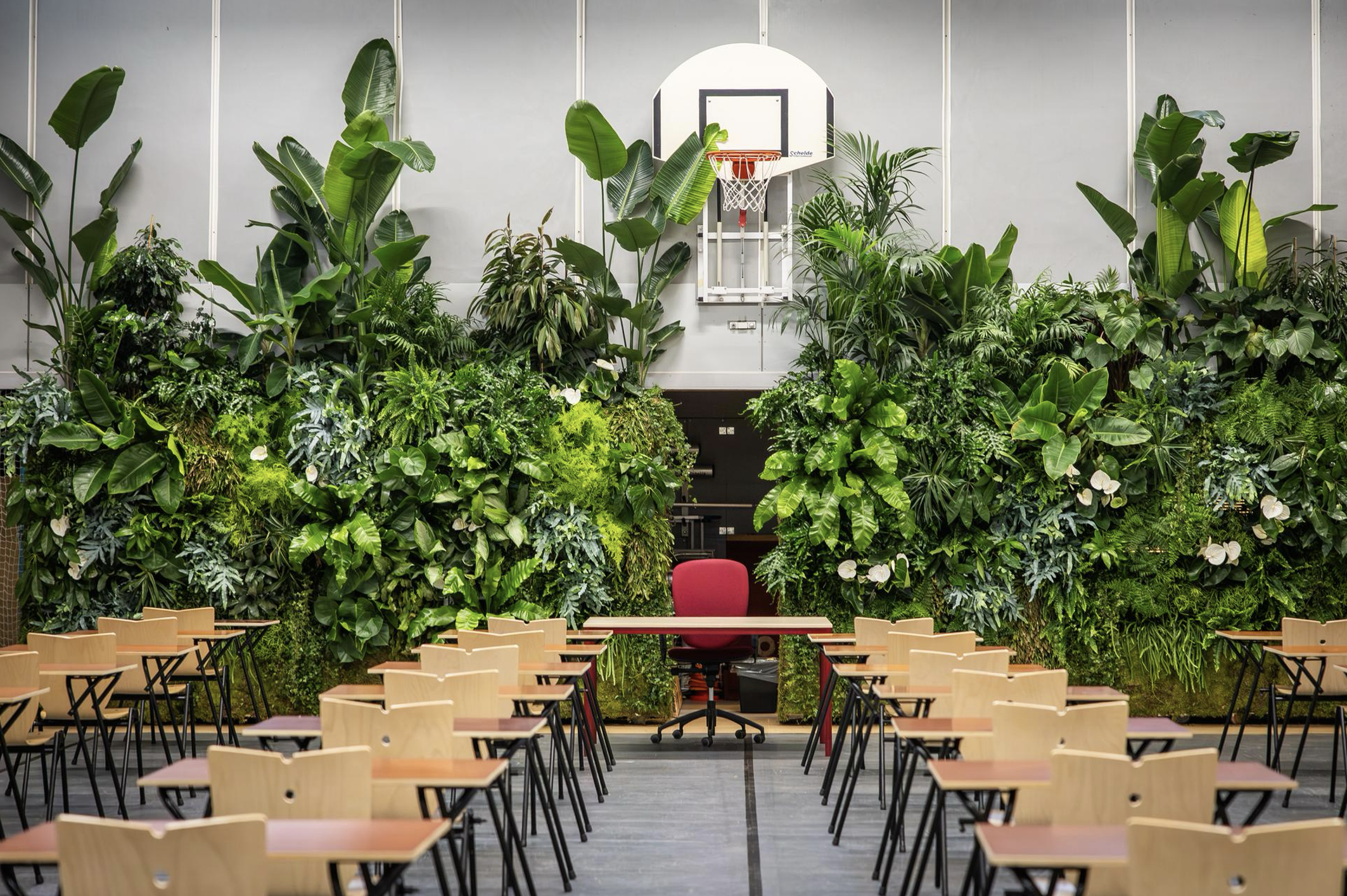 Gardeners vergroent examenzalen