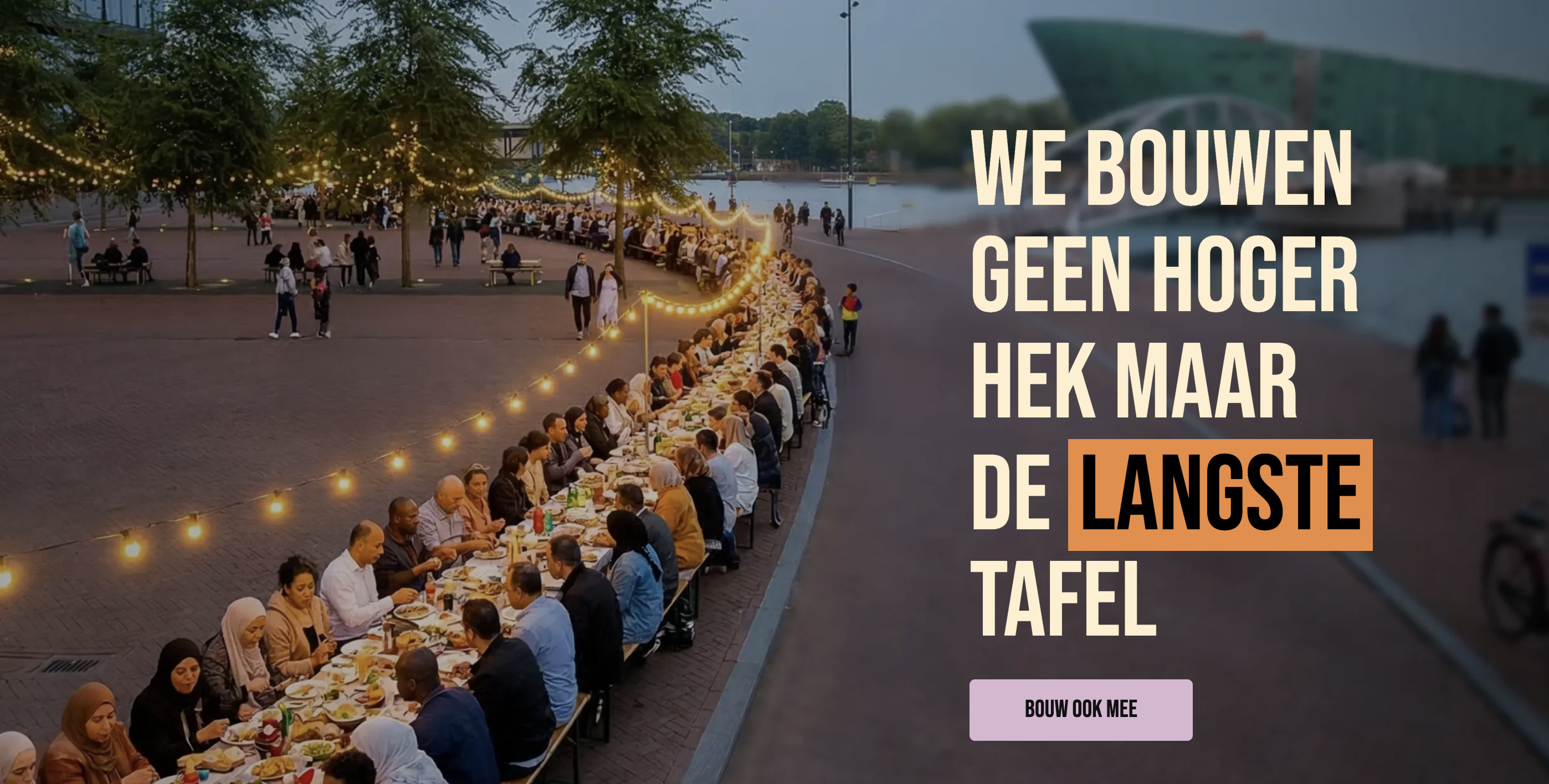 De Langste Tafel zet positief geluid neer voor bewoners van azc’s