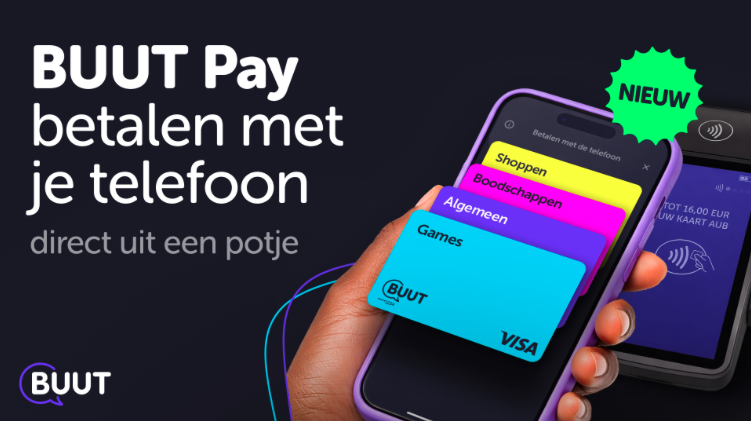 BUUT Pay laat jongeren onder de 16 mobiel betalen