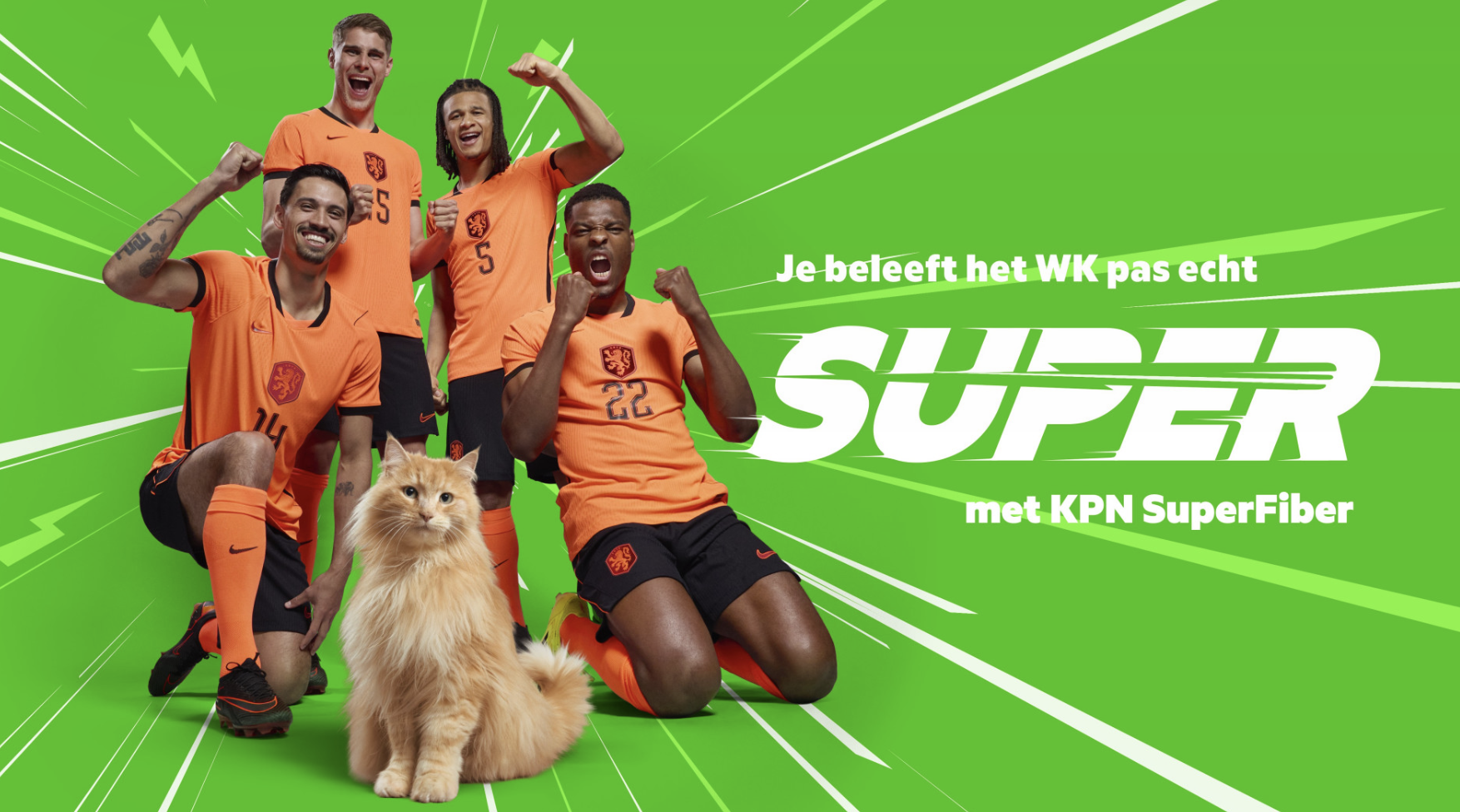 KPN , Albert Heijn en Louis de Kat scharen zich samen achter Oranje tijdens WK 2026