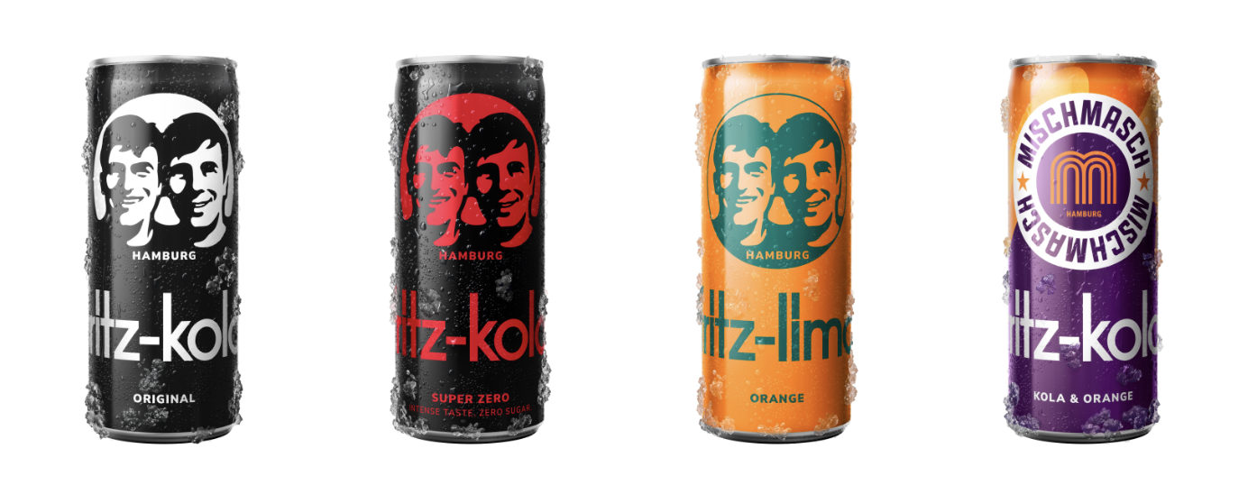 Fritz-kola introduceert blikjes in Nederland als aanvulling op herbruikbaar glas