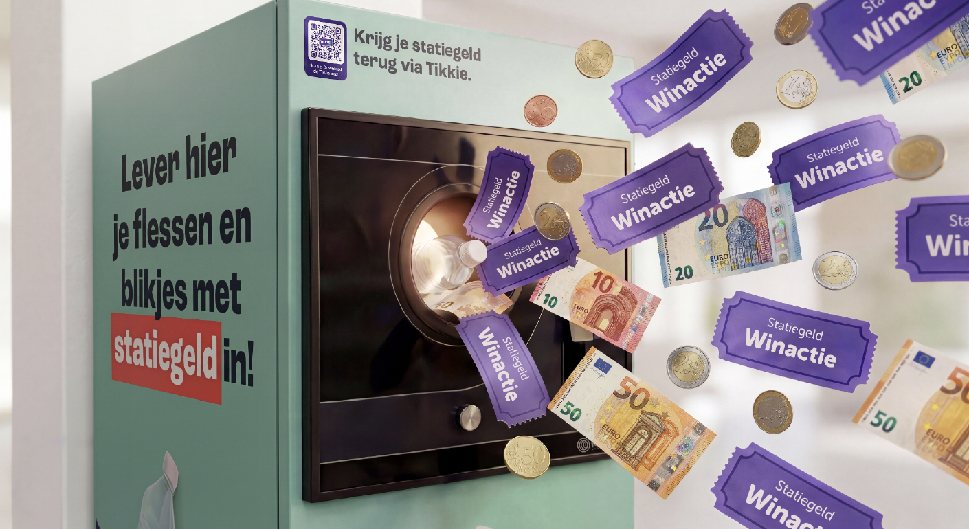 Al 15 miljoen tickets uitgedeeld bij statiegeldwinactie met Tikkie