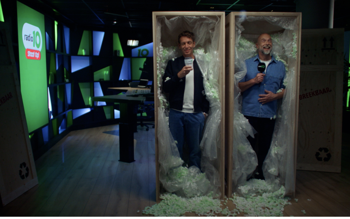 Joe Public achter TV Campagne ochtendshow Radio 10