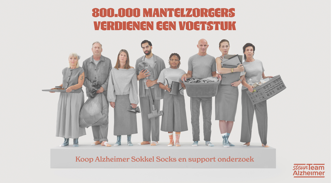 Nieuwe campagne Alzheimer Socks 2026 van start