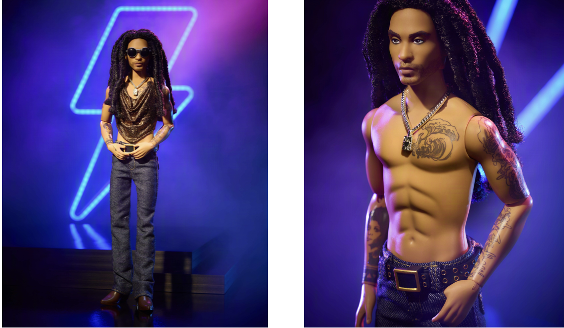 Mattel eert Lenny Kravitz als tweede Kenbassador met een verzamelbare Barbie Signature-pop