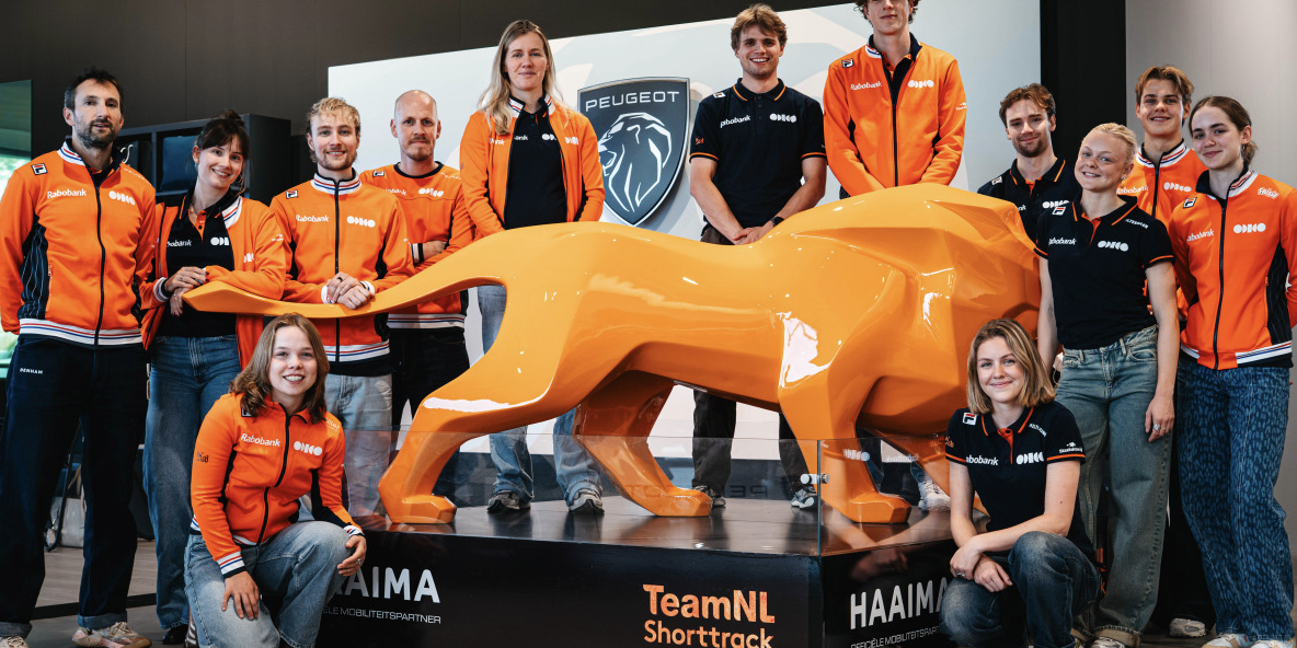 PEUGEOT nieuwe mobiliteitspartner van TeamNL Shorttrack