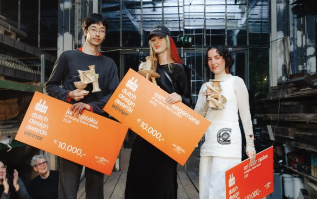 Dutch Design Awards bekroont drie opkomende talenten bekend als winnaars van 2026