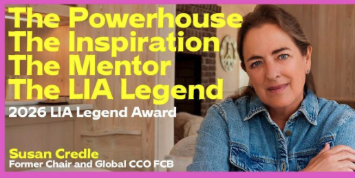 Susan Credle wint LIA Legend Award