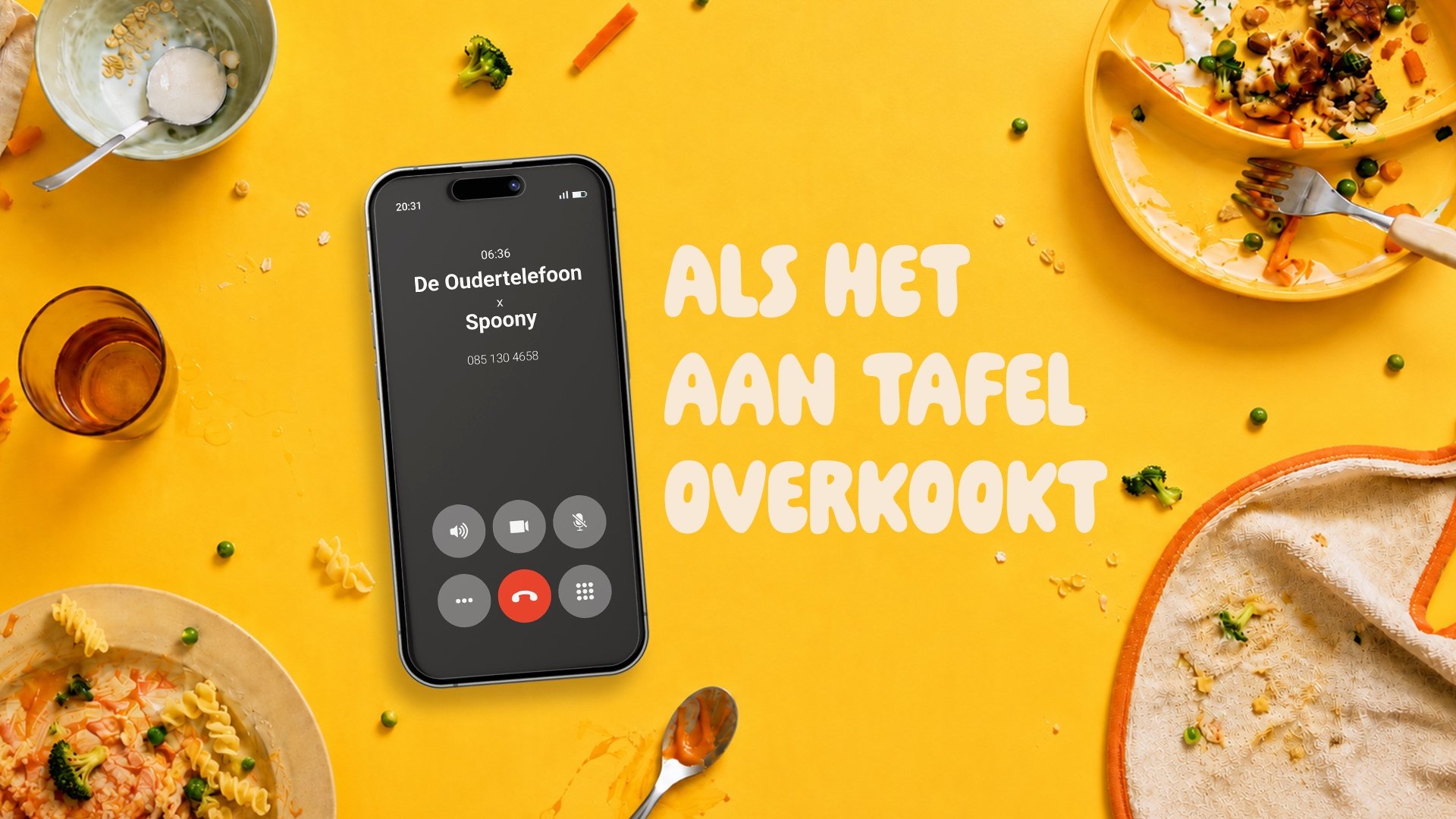 Ouders met 'eettafelstress' kunnen nu De Oudertelefoon bellen