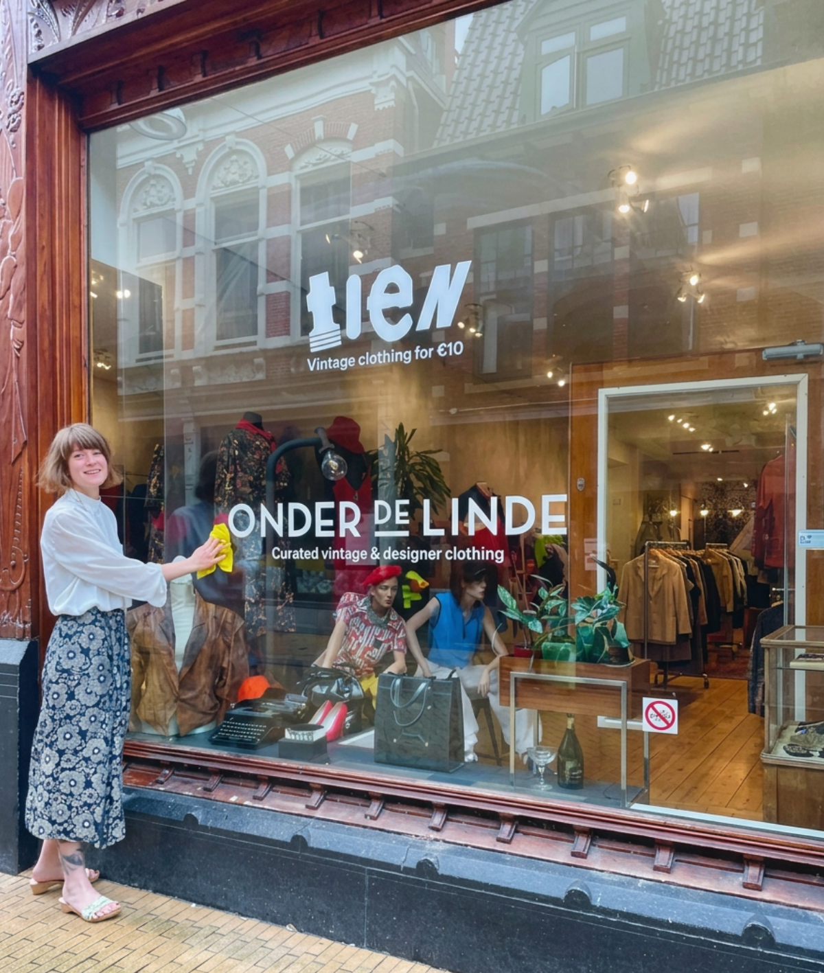 Groningse winkel TIEN wint prijzen met ‘gerecyclede logo’s’
