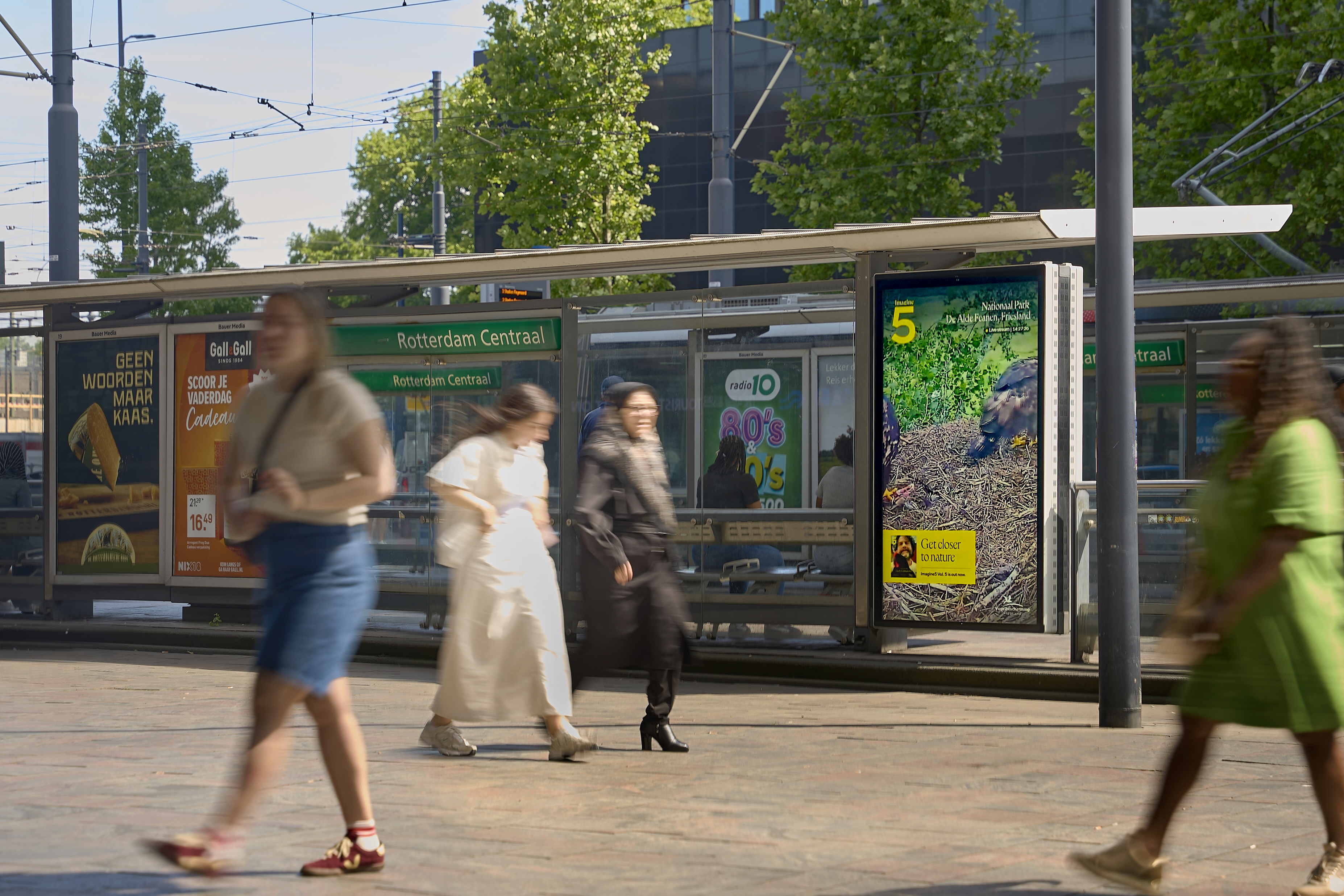 Bauer Media Outdoor en Imagine5 brengen de natuur naar de stad met livebeelden en natuurgeluiden
