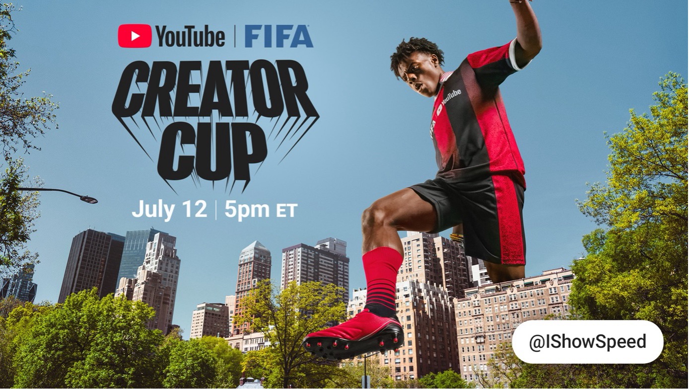 IShowSpeed host allereerste YouTube FIFA Creator Cup