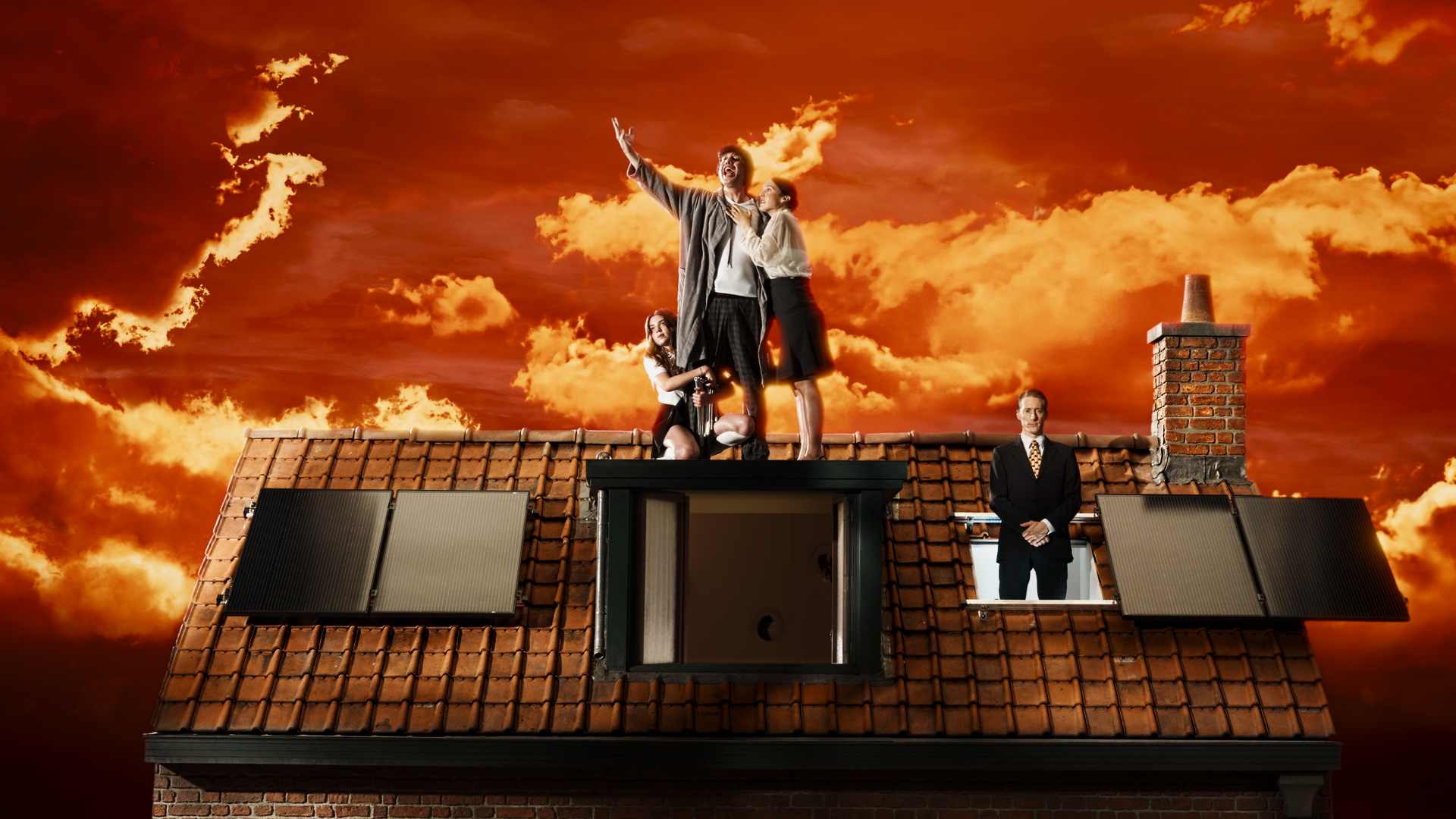 ACE en Zonneplan creëren dramatische dakopera over zonnepanelen
