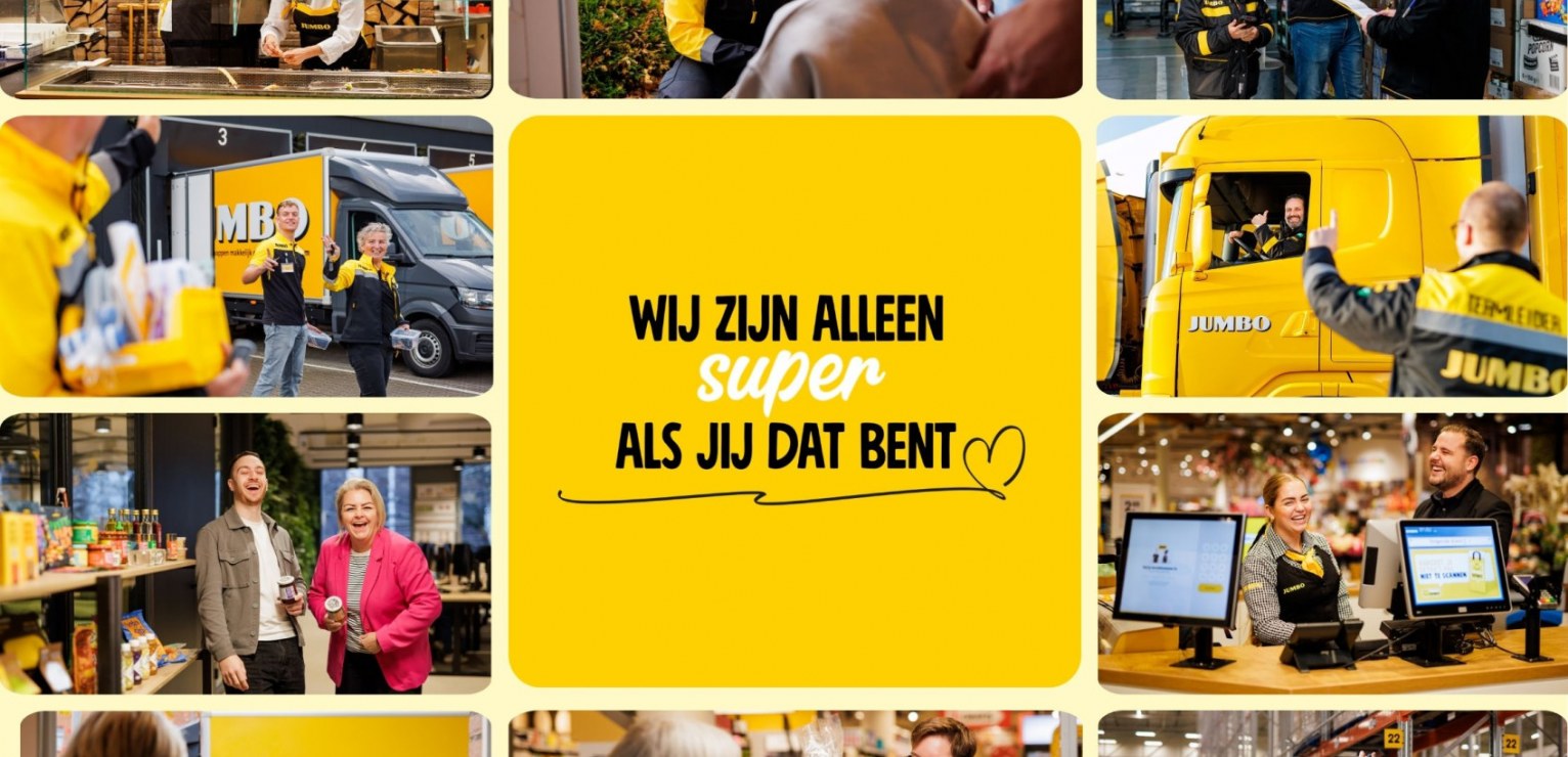 Nieuwe werkgeverscampagne Jumbo: 'Wij zijn alleen super als jij dat bent'