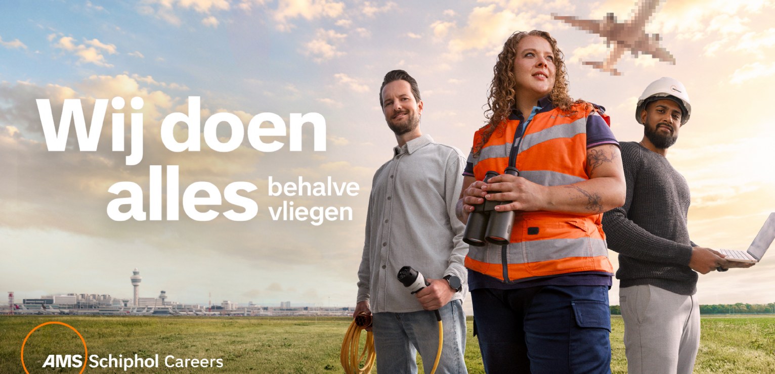 ‘Wij doen alles… behalve vliegen’: Schiphol geeft onbekende functies een gezicht