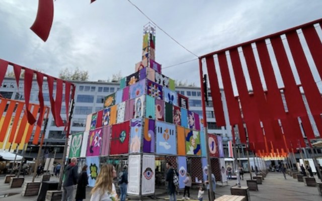 Ontwerpers en vluchtelingen bouwen samen Tempel voor Vrede 