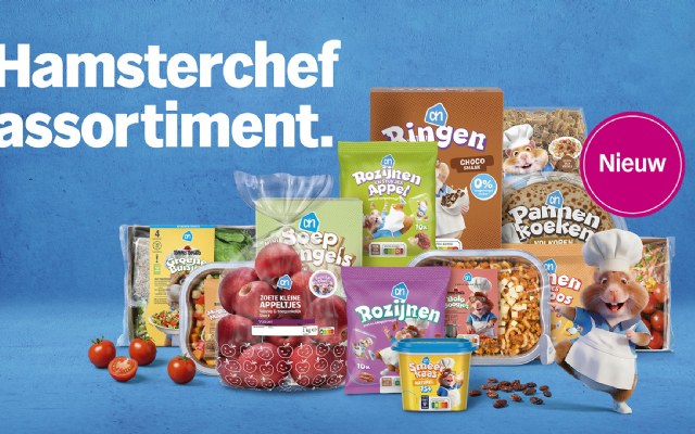 Albert Heijn introduceert AH Hamsterchef voor gezinnen met jonge kinderen