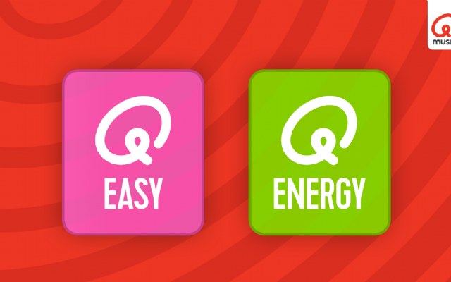 Qmusic begint met nieuwe radiozenders Q-Easy en Q-Energy