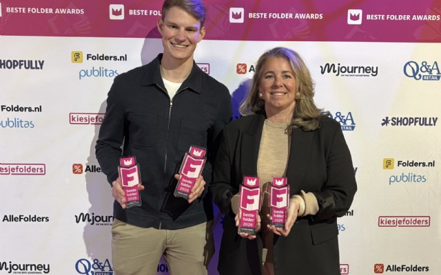 Dirk wint voor tiende jaar op rij Beste Folder Awards
