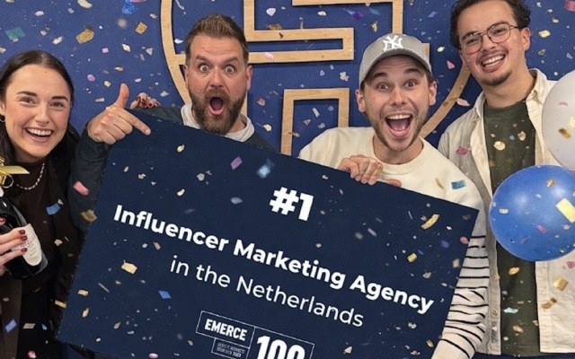 #spon beste influencer marketing bureau volgens Emerce 100