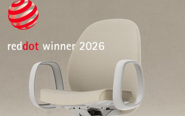 Bureaustoel Infinity valt in de prijzen met Red Dot Award