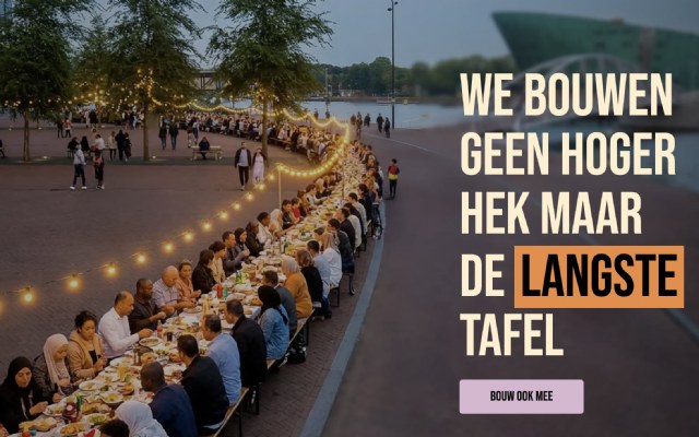 De Langste Tafel zet positief geluid neer voor bewoners van azc’s
