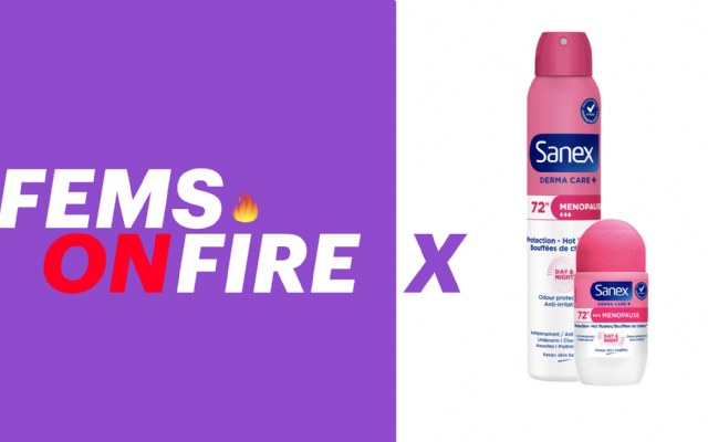 Sanex kiest Fems on Fire voor lancering menopauze-deodorantlijn
